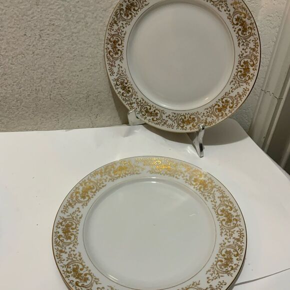Set of 2 Valencia 515 By Royal M-Mita Japan 10.25” dinner Plate Excellent G5 - Picture 3 of 9